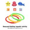 3 Pieces Pool Diving Hoop No Assembly Required Upright Standing Summer Play Item