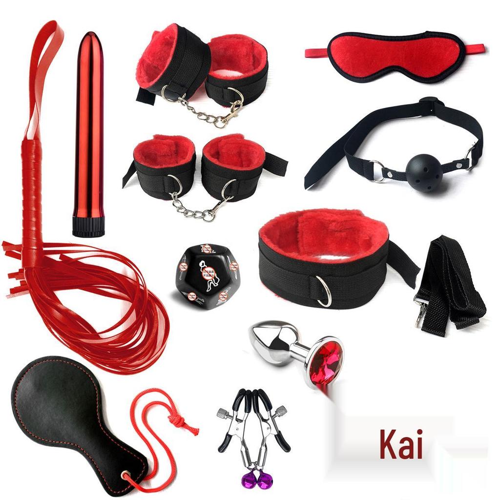 SM Bondage Training Kit: 17, 28, 32, 35-Piece Fun Combination Set