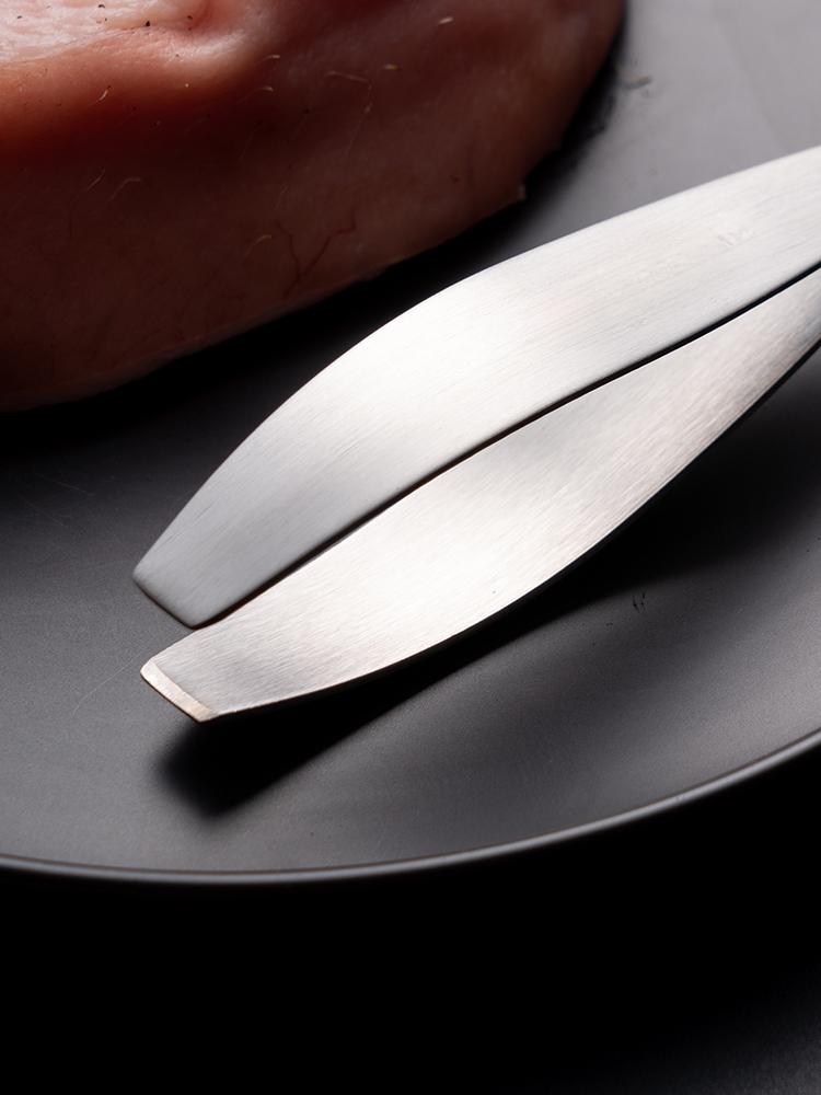 304 Rostfritt Stål Gris Hårklämma, Enkelhet Hushållstillbehör, Kyckling, Anka, Hårborttagningspincett, Köksredskap