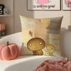Japan Kawaii KKogepanS Cushion Cover Pillowcase Short Plush Invisible zipper Room Sofa Cushion Cover