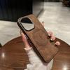 Genuine Leather Case for iPhone- Magsafe Wireless Charging Cover for iPhone 15 Pro Max iPhone 14 13 12 11 X Xs All-Inclusive