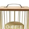 Organizzatore porta capsule caffè per piano di lavoro con supporto