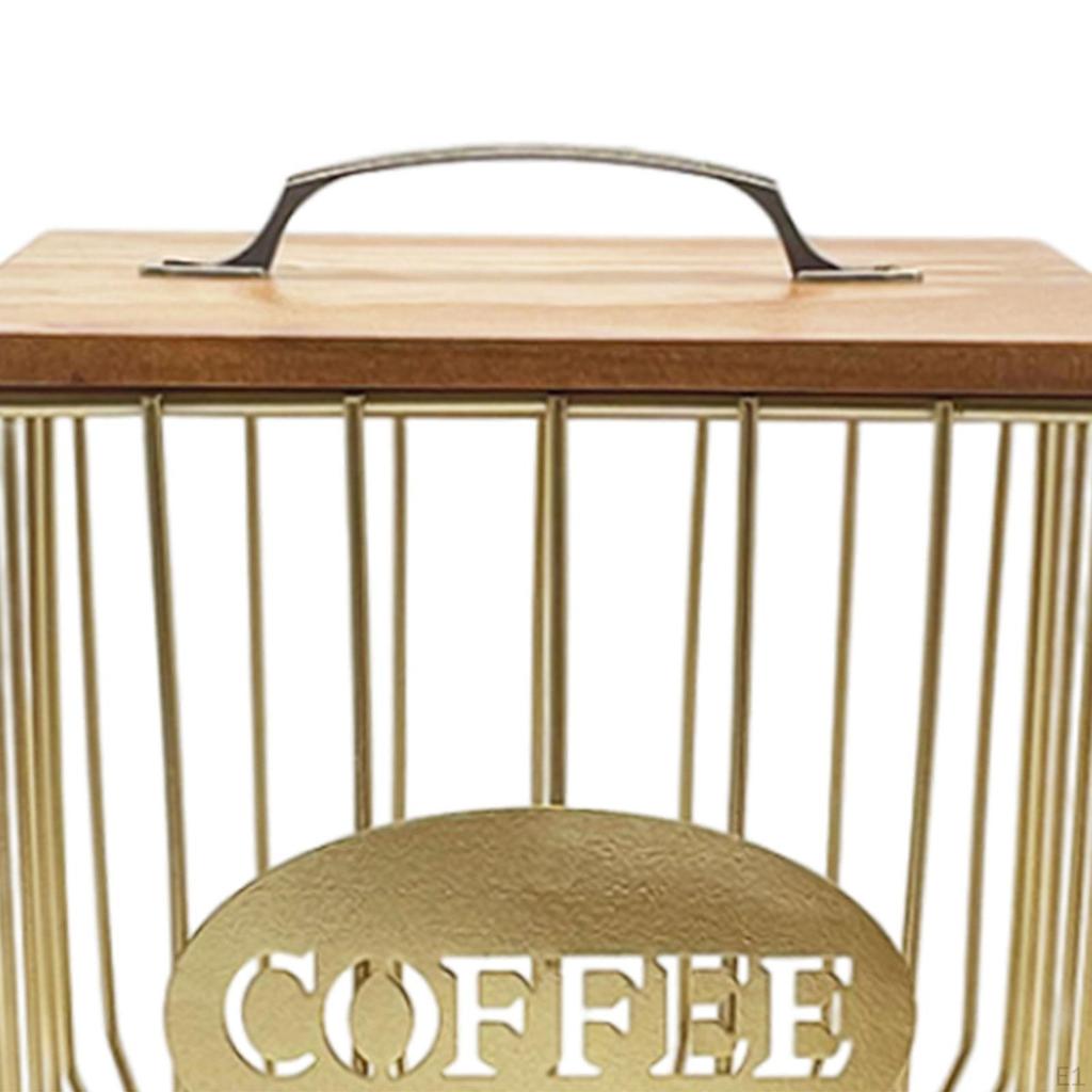 Organizzatore porta capsule caffè per piano di lavoro con supporto