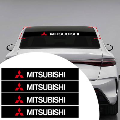 Car Front Windshield Stickers Front and Rear Decorative Decals Sticker For Lancer ASX Mirage Pajero Xpander Attrage