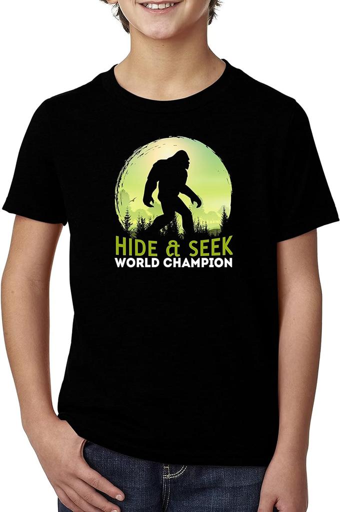 Market Trendz Bigfoot Hide and Seek Shirt Bigfoot T Shirts for Unisex  Bigfoot Gifts for Unisex Clothing  One Piece  Graphic Tshirts