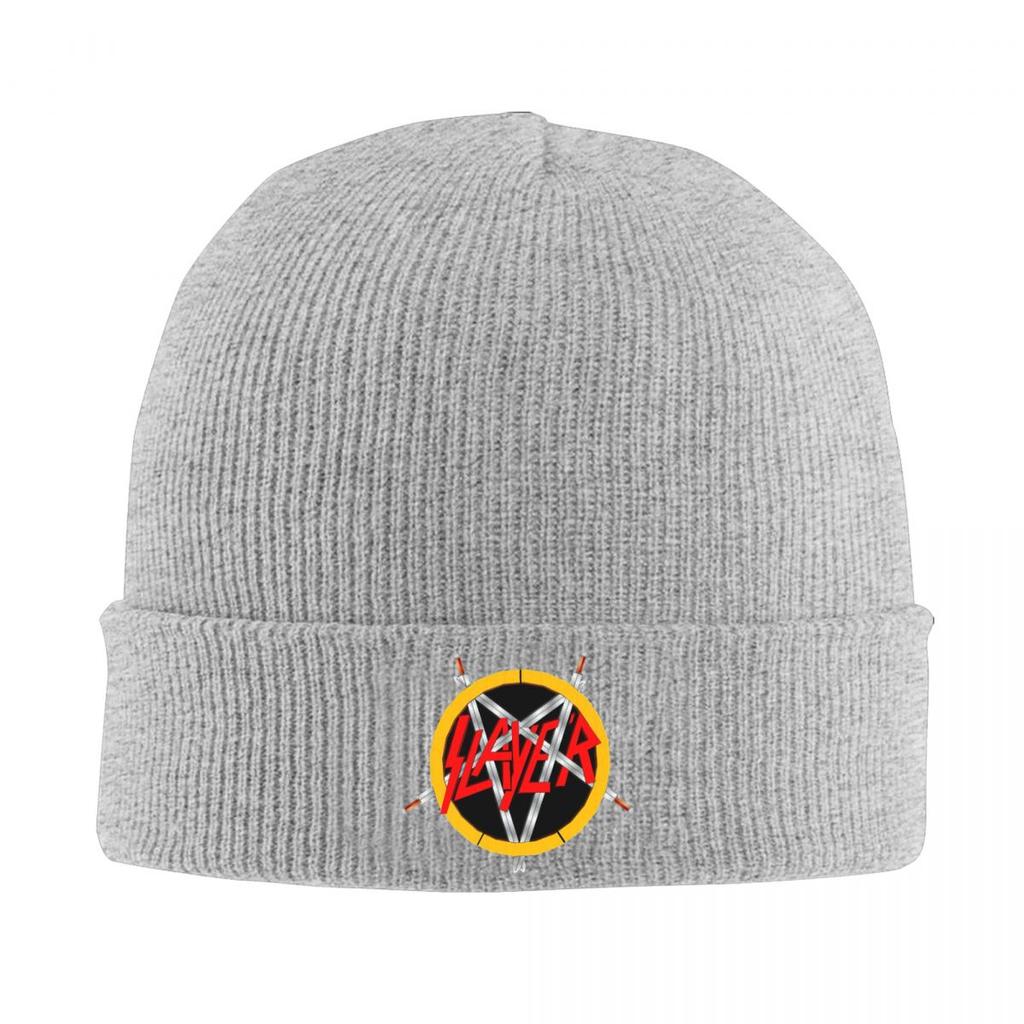Slayers Logo Warm Knitted Cap Fashion Bonnet Hat Autumn Winter Outdoor Beanies Hats for Unisex Women Adult