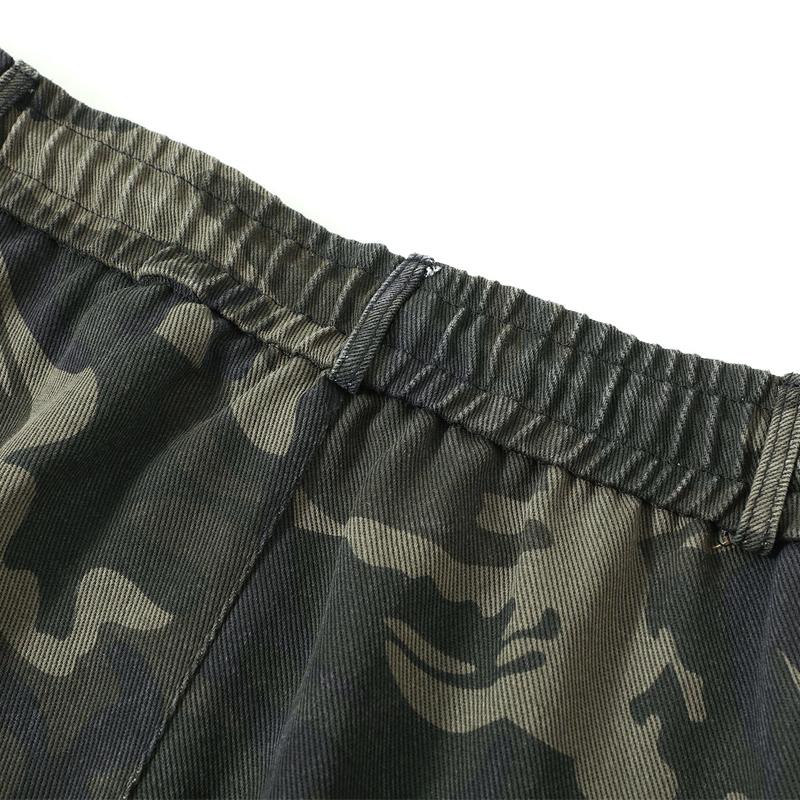 Plus Size 4XL-10XL Autumn Oversize Camouflage Cargo Pants for Men Clothes Casual Elastic Waist Long Trousers