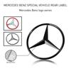 8cm ABS Car Rear Decal Trunk Emblem Sticker for Mercedes Benz W204 New GLS SLK CLASS CLS500 CLS400 CLS550 CLS350 CLS63 2012-2018