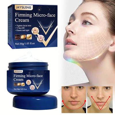 Firming Face-lift Slimming Cream V-Shape Slimming Removal Masseter Muscle Double Chin Face Fat Burning Anti-aging Products 30g