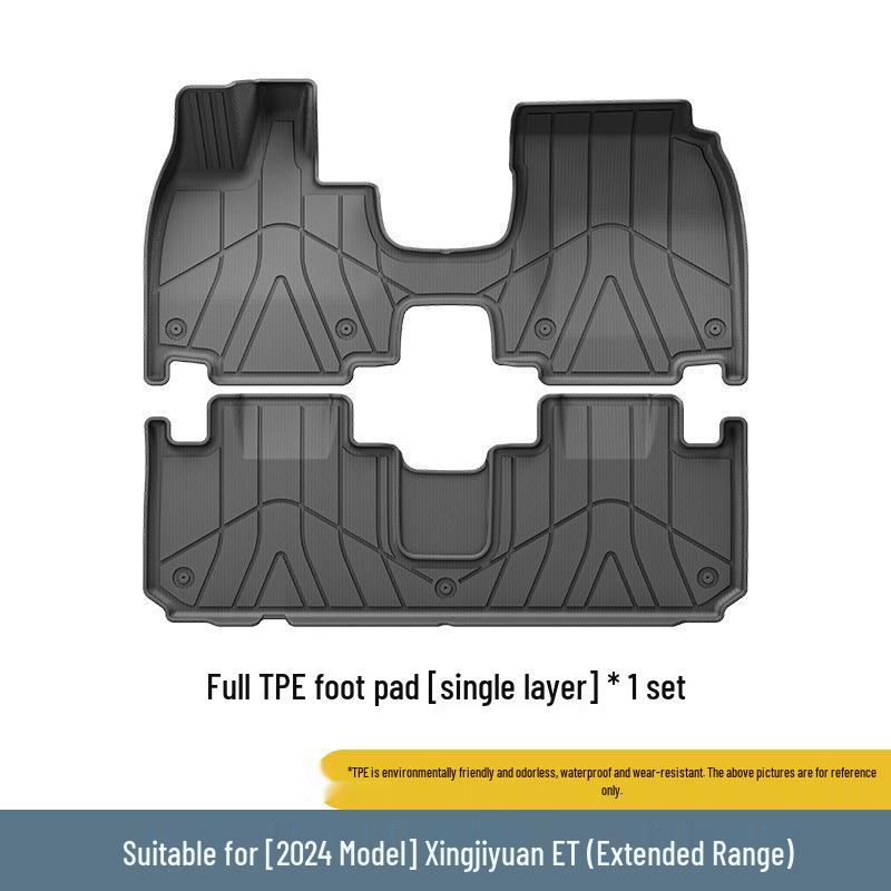 2024 Xingjiyuan ET Dirt-Resistant Eco-Friendly TPE Car Floor, Trunk & Seat Mats