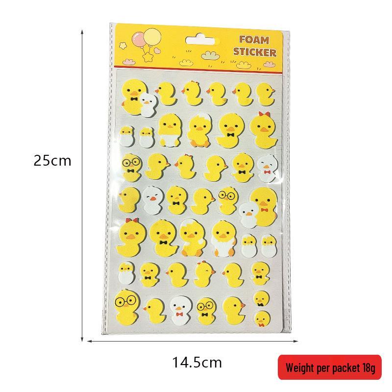 Rainbow Smiley Face 3D EVA Stickers - DIY Holiday Decor & Kids' Rewards