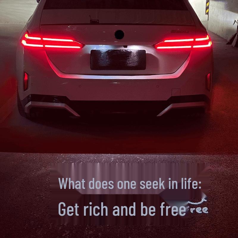 BMW Series Trunk Projection Lamp: License Plate & Ambient Light for 1/3/4/5, X1/X3/X5, M3/M4.