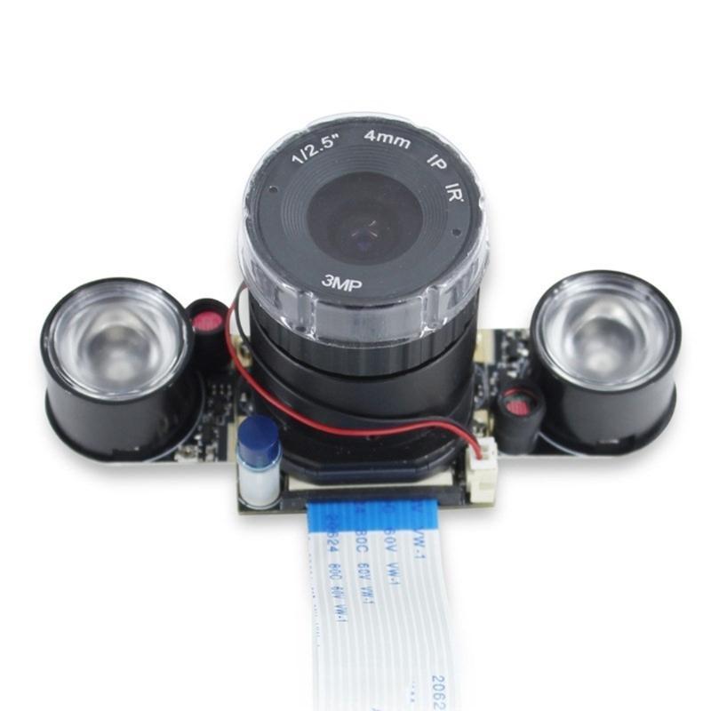 5MP Fisheye Camera Sensoring Automatic Day Night View Switching Features For RPi B 2/3 Compatible