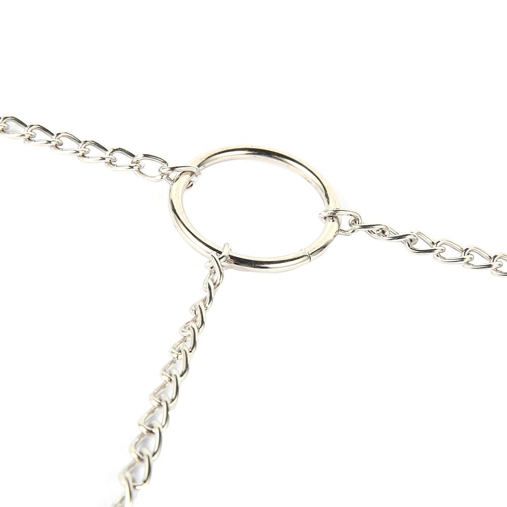 Fetish Adult Game Sex Toy for Women Metal Nipple Clamp with Chain Bondage Breast Labia Clip Stimulation Massager BDSM