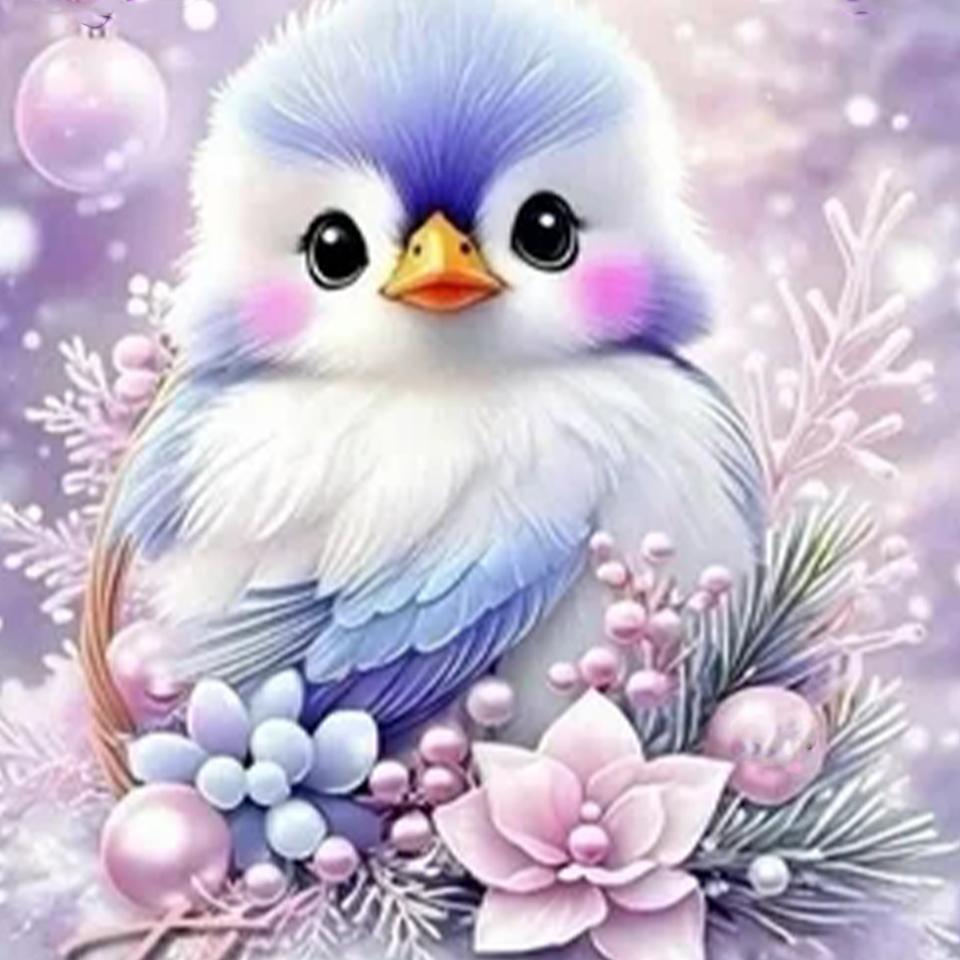 2024 Nouveau 5D DIY Peinture Diamant Fleur, Oiseau, Chat, Animal Mosaïque Broderie Bijoux Point de Croix Broderie Décoration de Maison