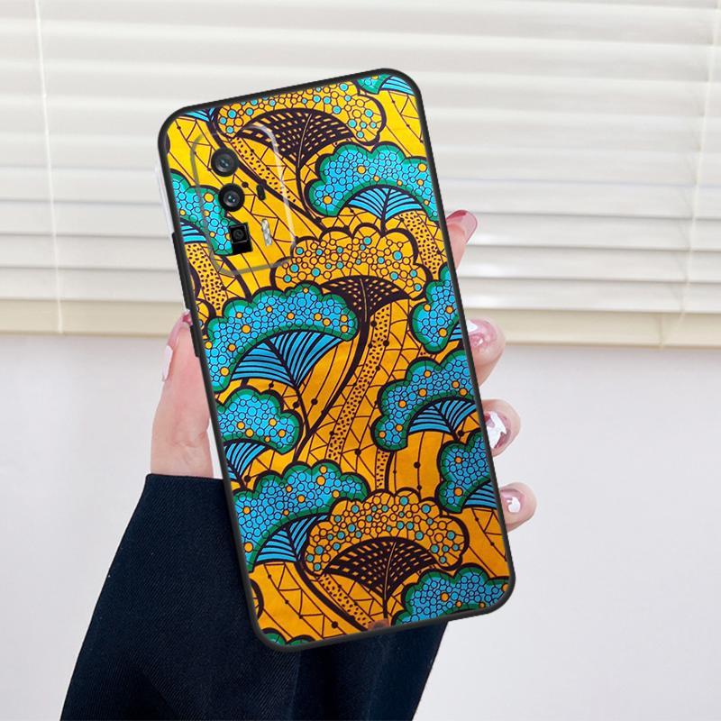 African Fabric Cover For Xiaomi 13 14 15 Ultra 11T 12T 13T 14T Pro POCO X7 Pro X3 X5 X6 M6 F5 F6 Pro Case