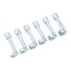6 Pcs L Type Injector Line Socket Wrench Set Chrome Vanadium Steel Fuel Injection Pipe Socket Wrench for Car Repair