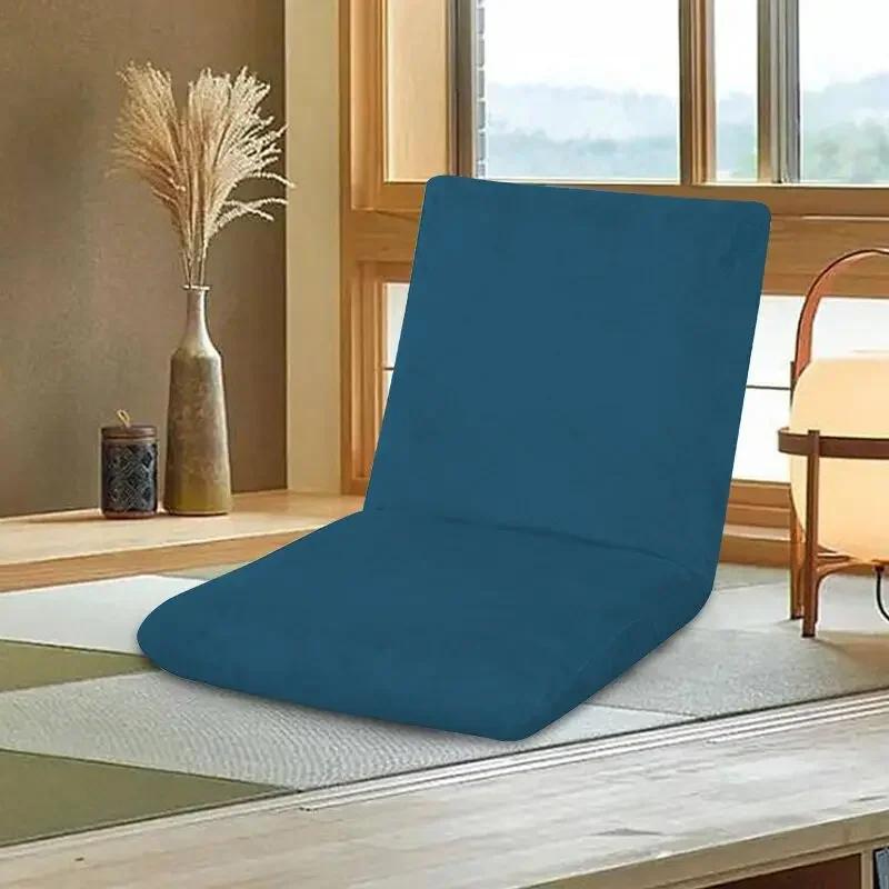 Coprisedia Tatami per Divano Pigro Coprisedile Sedia Copertura Pieghevole Giapponese per Letto da Dormitorio Custodia per Poltrona Reclinabile Senza Gambe Divano Letto per Studenti