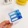 Colorful Hollow Square Hair Clips for Children - Stylish Metal Hairpins for Babies