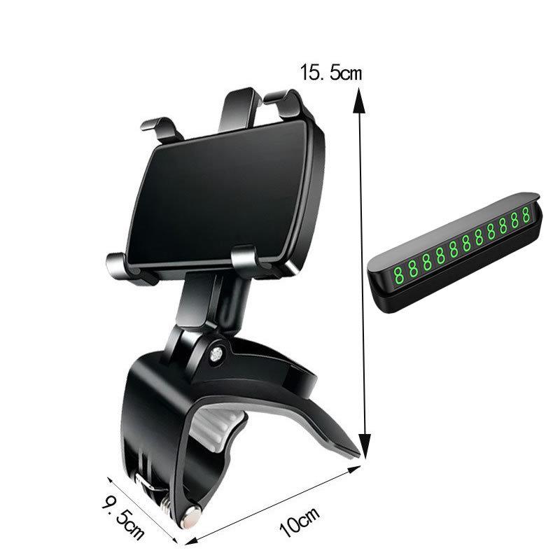 Universal Car Dashboard and Rearview Mirror Phone Holder
