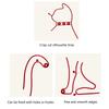 Retro Cartoon Cats Wall Hook Minimalist Design For Home Decors Functional To Hanging Clothes Hats And Bags Durable Iron Materials Suitable For Various