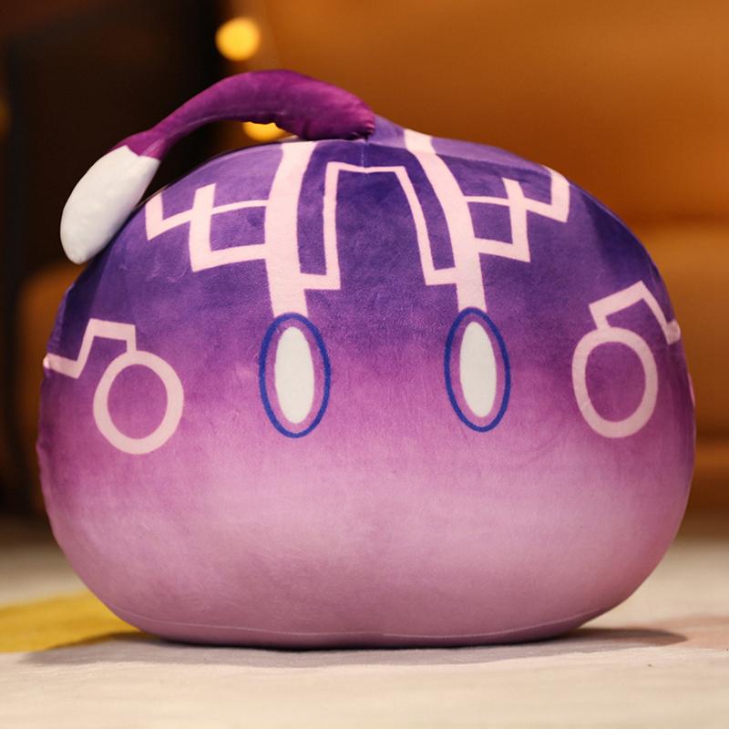 Zacht Pluizig Genshin Impact Slime Pluche Kussen Met Schattig Ontwerp Knuffel Ideaal Voor Vakantiecadeaus En Gamekamer Decoratie 45cm