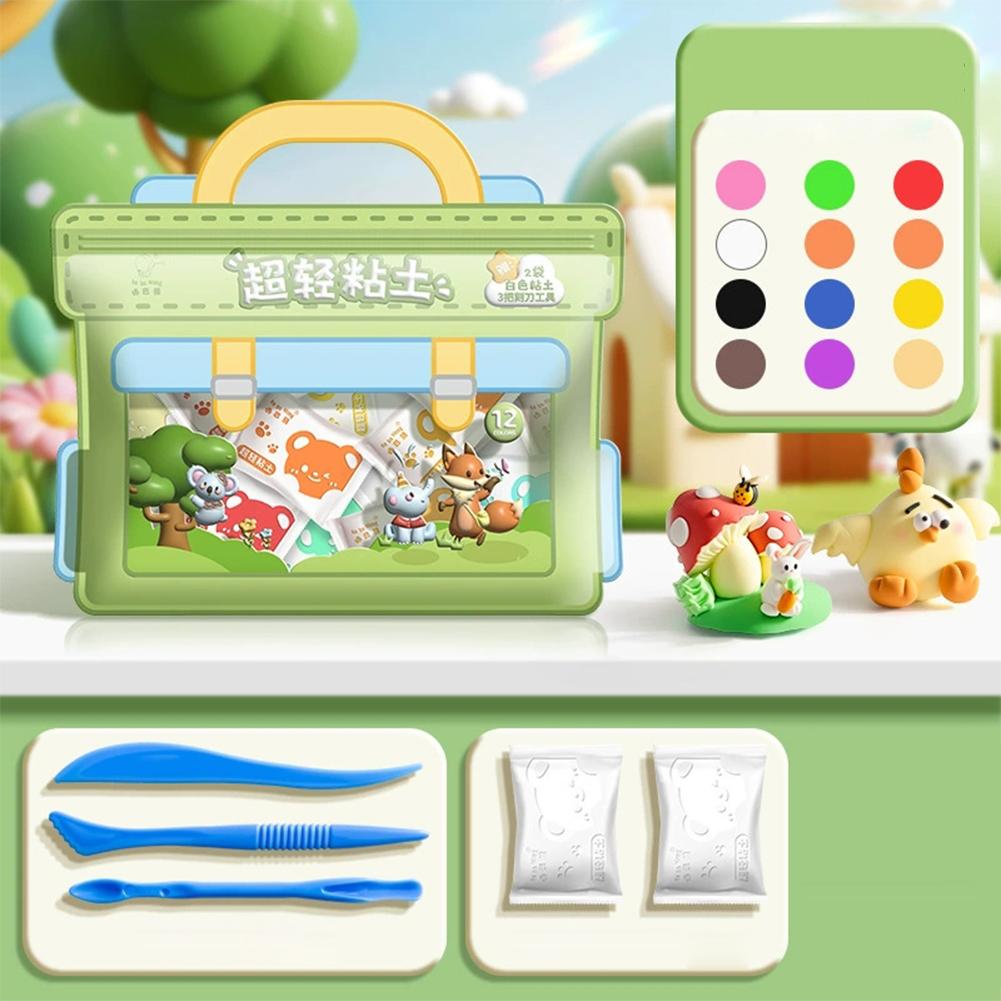 

12/24/36Pcs Colorful Clay Toys Ultra Light Odorless Children s Clay Handmade Plasticine DIY Toys Gift for Child Kid Students 12Pcs