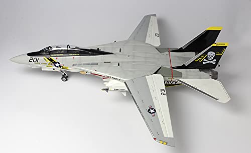 Platz/Italeri 1/48 Scale Aircraft Series U.S. Navy F-14A Tomcat Jolly Rogers (1970s VF-1, VF-2, VF-84) Plastic Model Kit TPA-01