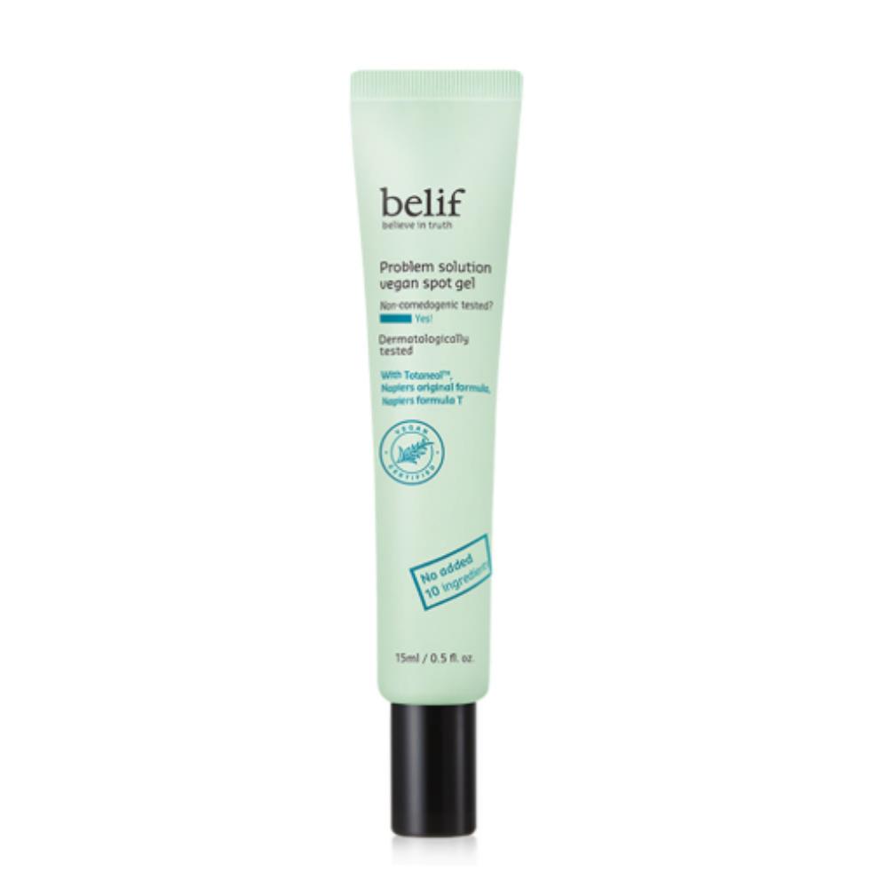 belif Problem Solution Vegan Spot Gel 15ml - Fast-Acting Calming & Soothing Treatment for Acne-Prone Skin
