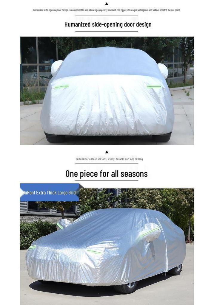 Universal Car Cover for Volkswagen: Fits Lavida, Bora, Sagitar, Magotan, Passat, Tiguan L, Tayron - Made with Oxford Anti-Dust Material