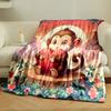 Cute Monkey with Heart at Sunset print blanket soft and cozy perfect for the living room bed sofa or a nap,gift