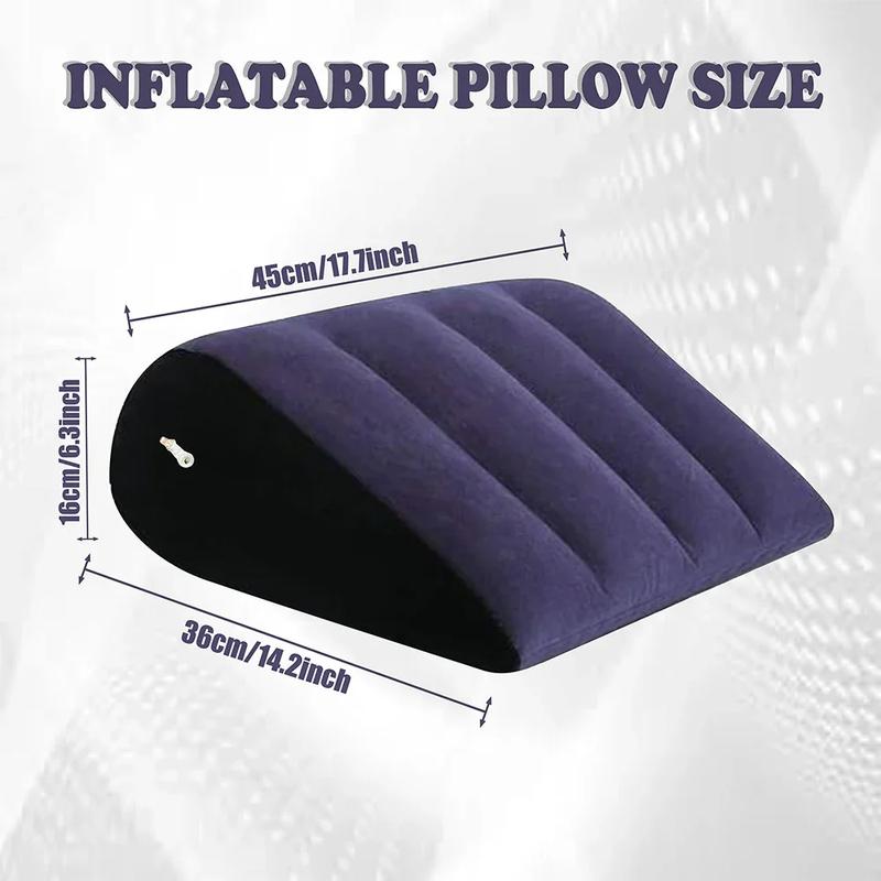 Inflatable Wedge Pillow Love Intercourse Cushion 18 Adult Sexuality Position Couple Body Support Cushion Air Triangular Pillow