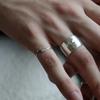 Idusum Symbol Ring (Asymmetrical Symbol Silver Ring) (Thin)