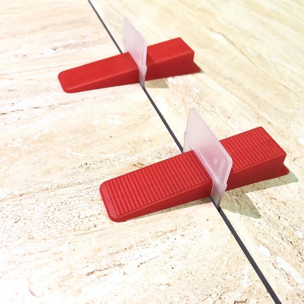 1/1.1/1/1.1/1mm Wall Floor Tile Leveling System Clips Ceramic Leveler Spacer Plier Wadge Kit for Tile Laying Construction Tools