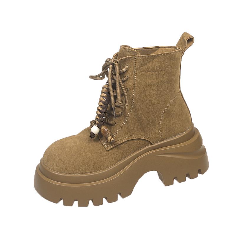 Fashion Ankle Boots Women Platform High Heels Suede Snow Boots 2025Trend Winter Fashion Chunky Chelsea Pumps Casual Short Botas Mujer