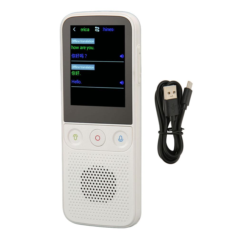 112 Languages Smart Voice Translator 2.4inch   1GB   8GB ROM Portable WiFi Language Translator Device