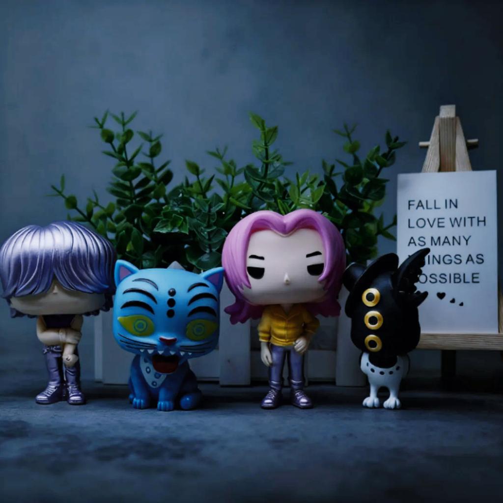 Mini Kpop Demon Hunters Figure Model Derpys Tiger Rumi Mira Zoey Sussy Figurine Doll Toys Fans Collection Christmas Gift