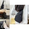 Trendy Minimalist Crossbody Chest Bag For Women And Men Stylish Oxford Fabric Design