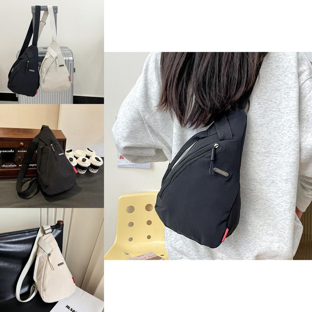 Trendy Minimalist Crossbody Chest Bag For Women And Men Stylish Oxford Fabric Design