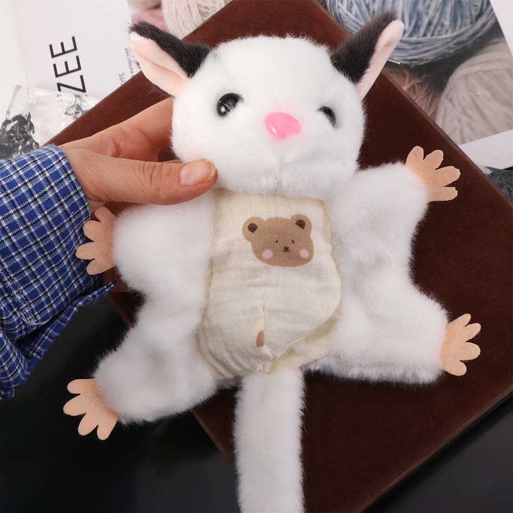 Soft Honeybag Flying Spur Doll Cartoon Animal Bat Mouse Plush Keychain  Key Decor