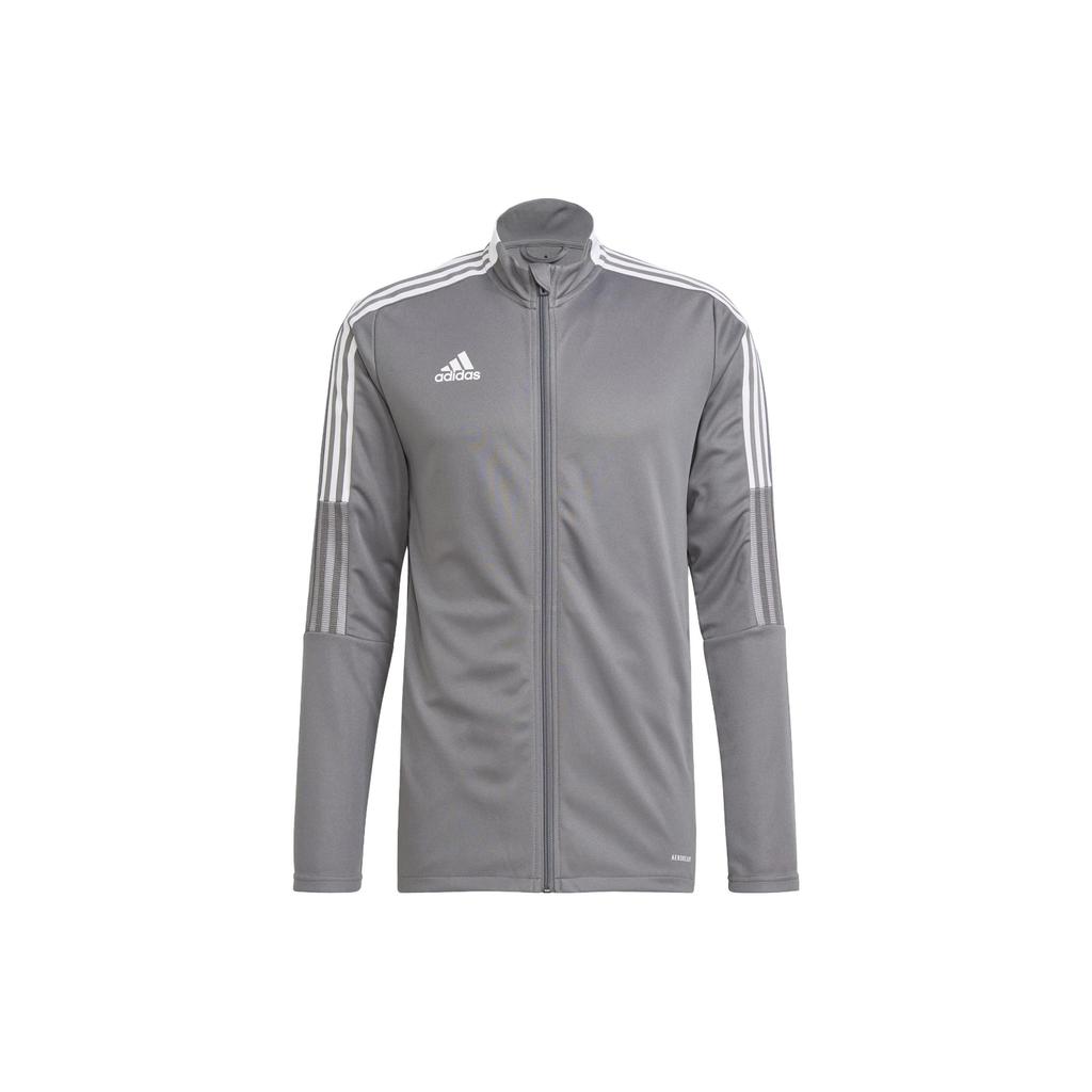 adidas Jackets Men's Gray Stand Collar Moderate Other GM7306
