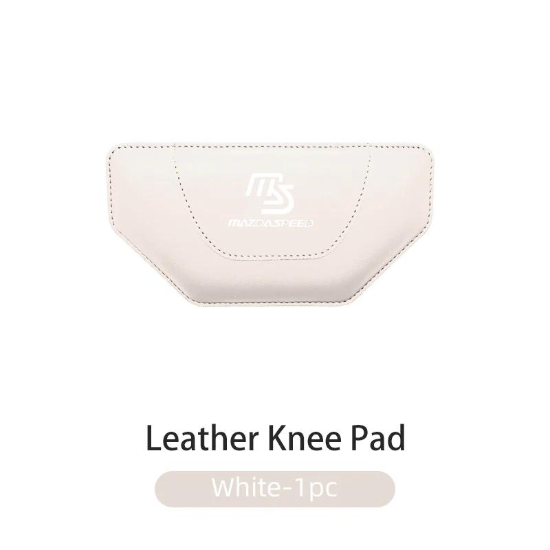 2025 Hot Leather Car Knee Leg Protective Pad Foot Armrest Cushion For Mazda 6 3 CX5 5 2 323 CX7 Demio Atenza Axela MX30 CX30 MX5