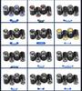 Universal Carbon Fiber Valve Stem Caps for Chevrolet, Toyota, and Changan Tires