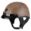 3C Certified Retro Half Helmet Scooter Motorcycle Riders Unisex All Season ABS Safety With Visor Options