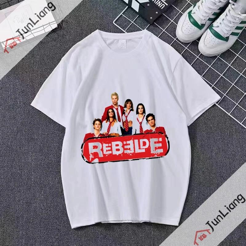 Happy Fashion Tshirt La Line Mens and Womens Style Street Tshirt Crewneck Casual Top Fashion Street Camisetas
