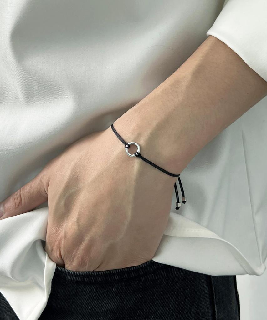 Ssy [2Pack] Symbol Pendant Thin String Bracelet