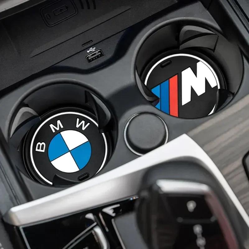 -Car Coaster Water Cup Bottle Holder Anti-slip Pad Mat for BMW E60 E70 E82 E88 E90 E92 F01 F10 F30 G01 G20 G21 G30 G11 F15 X5 X3