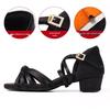 Girls' White Professional Latin Dance Shoes - Soft Sole for Beginners & Competitions