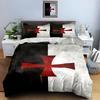 Crusader Cross Motif. Bedding Duvet Cover Sets Duvet Covers Pillowcases Gifts (1 * Duvet Cover 2 * Pillowcases, Without Duvet Insert)