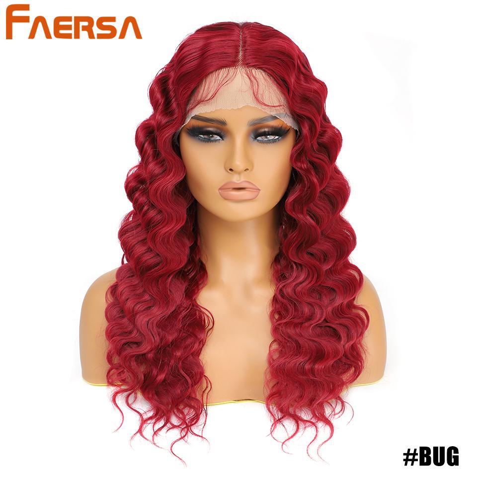 Siyah Kadınlar Için sentetik Dantel Peruk Uzun Vücut Dalga Dantel Ön Peruk Kahverengi Ombre Sarışın Peruk Isıya Dayanıklı Kıvırcık Peruk